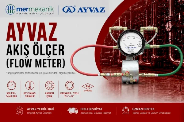 Ayvaz Akış Ölçer (Flow Meter)