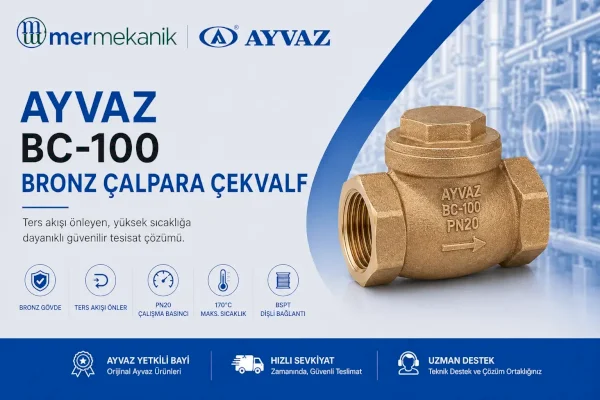 Ayvaz BC-100 Bronz Çalpara Çekvalf
