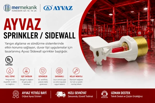 Ayvaz Sprinkler Sidewall