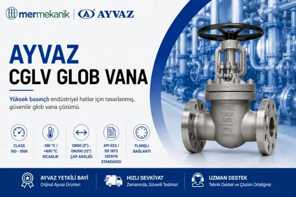 Ayvaz CGLV Yüksek Basınç Glob Vana